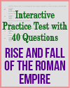 Rise and Fall of the Roman Empire Interactive Multiple-choice Quiz