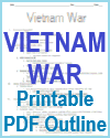 Vietnam War Printable Outline