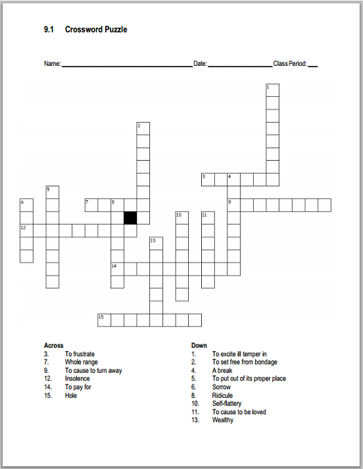 Click here to print. Click here for the answer key.